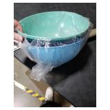 US Acrylic Vista Durable Plastic Salad and Serving 10-inch Bowls | Set of 4 in Coastal Colors | Reusable, BPA-free, Made in the USA | 135 oz. capacity