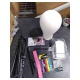 GHWMYD 22 Inch Canvas Wig Head Mannequin Head With 63in Tripod Stand, Manikin Canvas Head Set for Wigs Making Display Styling with Tripod Table Clamp Wig Caps Pins Set Hair Brush, Clips(Beige)