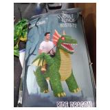 Ride dragon costume Adult 72in