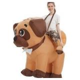 RQUXMT Blow Up Party Costumes,Inflatable Costume Adult,Dog Inflatable Costume,Halloween Costumes for Men Women (63INCH)