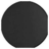 Mouse Pad,Round Mouse Pad,PU Mouse Pad,Leather Mouse Pad with Stitched Edge Micro-Fiber Base with Non-Slip Waterproof,Mouse Pad for Computers,Laptop,9 x 9 Inch (Black)