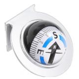 STRONGBERRY Car Compass Ball - Adjustable Dashboard Marine Compass for Car, Boat, Truck, RV | Quick-Read Dial & Adhesive Base (Earth)