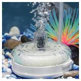 Pawfly Mini Aquarium Sponge Filter, Fish Tank Internal Filter with Foam and Air Stone Submersible Bio Sponge Filter for Fish Tanks up to 5-20 Gallon (Air Pump Not Included)