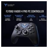 FLYDIGI Vader 4 Pro PC Controller Force Adjustment Lever Joystick, Hall & Micro Triggers, 1000Hz Report Rate, 4-Motor Stereo Vibration, 800mAh, Multi-Platform for PC/NS/Android/TV