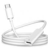 USB-C Pencil 1st Generation Adapter 3.3 FT Charging Cable for Apple Pencil Pen 1st Gen Match iPad 10 11 for iPad (A16) Bluetooth Pairing Type C Charger Male to Female Lightning iPencil Connector Cord