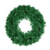 Christmas Decor Christmas Wreath 10 Inch Green Artificial Wreaths DIY Faux Plain Wreaths Front Door Green Farmhouse Cabinets Wreath Indoor Outdoor Wall Decor(Fresh)