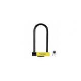 Kryptonite New York Long Shackle Bike U-Lock, Heavy Duty Anti-Theft Security Bicycle Lock Sold Secure Gold, 16mm Long Shackle with Keys, Ultimate Security Lock for Bicycles E-Bikes Scooters