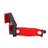 Joyzan Car Steering Wheel Phone Holder, Smartphone Hands Free Mount Portable Cellphone Universal Dashboard Handlebar Fixed Clip Buckle Stand Socket Clamp Mobile Cell Phones Trucks Vehicles Devices Red