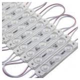 2835 LED Modules 200 Pieces - 3 LED High Intensity 150LM Commercial Light Strip, IP68 Waterproof, Suitable for Channel Letters and Advertising Signs, Peel and Stick Adhesive Backing (White, 100ft)