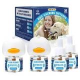 Dog Calming Pheromones Diffuser: 6-in-1 Kit Appeasing Pheromone Diffuser to Calm (2 Plugin+4x48ml Refills) for Comfort Reduces Stress Anxiety, Long-Lasting Appeasing Pheromone for Pet Dog Cat (6in1)