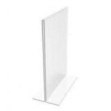 EHWINE Acrylic Sign Holder 8.5 x 11, 10 Pack Double-Sided Stand up Table Top Sign Holders, Clear Acrylic Picture Frame Menu Flyer Paper Holder Display Stand for Office Business Store Wedding Party