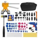 119PCScar dent Removal kit,Garage Door dent Puller,Multi-Functional and Simple Operation for Home use,Appliance dent Puller ,Auto Body Suction Cup dent Puller,Paintless dent Repair kit(Green) (Green)