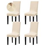 Fafua Chair Covers, Stretch Kitchen Dining Room Chair Covers Set of 4, Removable Washable Dining Chair Slipcovers for Home, Hotel, Banquet