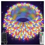JDGJYDS 328 FT Christmas Light 1000 LED Xmas Lights Outdoor Christams String Lights Waterproof 8 Modes & Timer, Fairy Lights Plug in for Weeding, Patio, Party, Holiday,Christmas Decor (Multicolor)