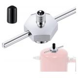 Feekoon Compatible with Sprayer Vaper 19487 Spot Filling Cap, Filler Cap Assembly Compatible with Sprayer Non-aerosol Spot, T-bar Handle with Gasket, Valve Core(2 Pack)