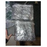 Clear Tarps Clear Vinyl tarp, Transparent Tarp Tarpaulin Durable Waterproof Dustproof Windproof, Clear tarps with Grommets & Ropes Plastic tarp for Greenhouse, Patio, Garden, Chicken