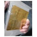 Wolpark 20pcs Gold Mirror Acrylic Cupcake Toppers Acrylic Engraved Cake Picks Cupcake Disc Happy Birthday Cake Decoration Circle Round Shape DIY Party Supplies