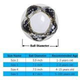 ABAJI Soccer Ball Size 4 Practice Training Boys Girls Gift Thicker Leather Anti Exploded Indoor Outdoor Come with Pump Needle