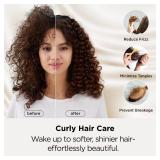 Bedsure Satin Pillowcase with Zipper, Similar to Silk Pillow Cases 2 Pack, Silky & Soft Satin Pillow Case Standard Size for Hair and Skin, Christmas Room Decor Gifts for Women Men, Beige, 20x26 Inches