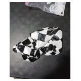 CYMYLAR 3pcs 26inch 3D Black White Explosion Star foil Balloon,Black White Foil Cone Starburst Balloons for Birthday Wedding New Year Party Event