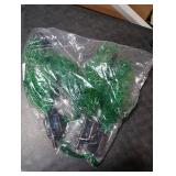 4pk Solar Mini Christmas Trees with Lights for Outdoors