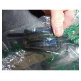 4pk Solar Mini Christmas Trees with Lights for Outdoors