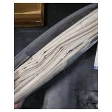 100% Blackout Shield Linen Blackout Curtains for Bedroom 96 Inches Long, Back Tab/Rod Pocket Living Room Drapes, Thermal Insulated Blackout Curtains 2 Panels Set, 50 W x 96 L, Oatmeal