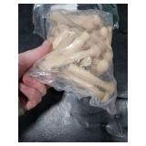 Woodpeckers Wooden Shaker Pegs 3-1/2-inch w/ 1/2-inch Tenon, Pack of 35 DIY Wooden Wall Hooks, Wood Hooks for Hanging Shaker Peg Rail and Coat/Hat/Towel Hook