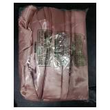 TURSTIN 4 Packs Rose Gold Satin Tablecloth 102 x 58 Inch Overlay Satin Table Cover Rectangle Bright Silk Tablecloth Smooth Fabric Table Decoration for Wedding Banquet Party Events