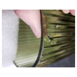 ULAROOM Cordless Lamp Rechargeable Battery Operated lamp, Glass Small Table lamp - Portable Dimmable Brightness Touch Wireless Bedside Lamp for Bedroom/Kitchen/Entryway/Home Living Room Decor Green *s