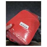 Boribim 9 Inch Large Air Fryer Silicone Liners - 2 PCS Square Reusable AirFryer Basket Liners for 5-8QT Air fryer, Air fryer Accessories for Baking Roasting Microwave (Red + Blue)