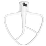 MEET JUICE K45B Metal Beater with Non-Stick Coating, Compatible with KitchenAid 4.5-5 Quart Tilt-Head Stand Mixer