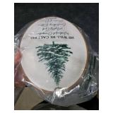 EGVQK Christian Christmas Oval Wall Art, Isaiah 9:6 Bible Verse Framed Canvas Prints Wall Art, Religious Xmas Tree Oval Canvas Hanging Wall Decor for Home Bedroom Church Decorations, 8.5x11.5in