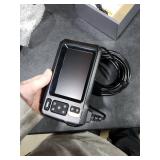 Endoscope Camera with Light, Inspection Borescope Camera with 4.3 IPS Screen, 1920P HD with 8 LED Lights, 32.8FT Semi-Rigid Cord Bore Scope, IP67 Waterproof Endoscope for Sewer, Dual Lens(Orange)