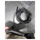 Endoscope Camera with Light, Inspection Borescope Camera with 4.3 IPS Screen, 1920P HD with 8 LED Lights, 32.8FT Semi-Rigid Cord Bore Scope, IP67 Waterproof Endoscope for Sewer, Dual Lens(Orange)