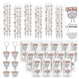 TaoBary 36 Sets Employee Appreciation Gifts Inspirational You Rock Pens Gifts Bulk Office Valentines You Rock Keychain 0.7mm Retractable Pencils with Card for Coworker Team Staff Office Appreciation