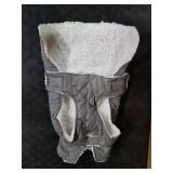 ORZECHKO Dog Winter Coat - Windproof Fleece Warm Thick Dog Jacket Clothes for Snow Rainy Cold Weather - Gray Pet Vest Coat Outfits for Small Medium Large Dogs - Indoor & Outdoor Use (S-XXL)