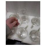 LIBWYS 6 Pack Double Walled Coffee Cups Glasses Mugs, 12oz Espresso Cappuccino Latte Tea Cups with Handle, Heat Resistant Borosilicate Clear Glasses 350ml