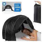 Indoor Blackout Tent with Noise Reduction for Restful Sleep Portable Solution for Light Blocking and Noise Reduction Earplugs and Earmuffs Alternatives Sleep Improvement