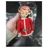 The Original Elf 12 Plush Christmas Elf Doll Poseable Shelf Sitter with Flexible Dangling Legs Perfect for Christmas Decorations, Toy Elf for Kids, Mini Elves, and Tree Topper (Boy)