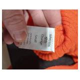 Eniloyal Turtleneck Tops for Women Long Sleeve Shirt Fall Fashion 2025 Orange Small