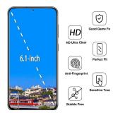 Bencuku 2 Pack Privacy Screen Protector for Samsung Galaxy S23 5G Anti Spy Tempered Glass, Fingerprint ID Compatible, Anti Scratch, Bubble Free, Case Friendly