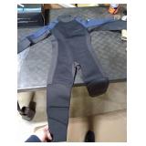 Dark Lightning 3/2mm Kids Wetsuit for Boys and Girls, Neoprene Thermal Swimsuit, Toddler/Junior/Youth One Piece Wet Suits for Scuba Diving,Blue/Size 8