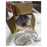 1.5 Gallon Drink dispenser, Glass Beverage Dispenser With Stand, Drink Dispensers for Parties With Stainless Steel Spigot + Marker & Chalkboard 100% Leakproof. Perfect For Parties And Daily Use