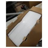 Stoneware Dinnerware Sets Service for 4, 12 pcs Reactive Glaze Plates and Bowls Sets, Embossed Boho Ceramic Dish Set, Highly Chip and Crack Resistant Farmhouse Plate Set, Ivory White