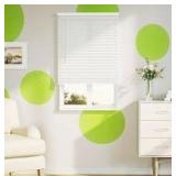 SZXIMU Window Blinds 43 W X 64 H, 1in Slats, White