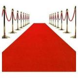 Red Carpet Runner for Partys, 3x10 Feet