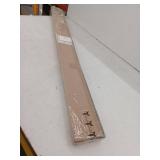 Cordless Vinyl Mini L Blinds 47 W x 48 H With 1in Slat, White