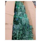 Juegoal 7 ft Pre-Lit Optical Fiber Christmas Artificial Tree, with LED RGB Color Changing Led Lights,