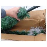 Juegoal 7 ft Pre-Lit Optical Fiber Christmas Artificial Tree, with LED RGB Color Changing Led Lights,